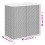 Berkfield Planter Black 80x40x80 cm Poly Rattan 5