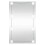 Berkfield Wall Mirror with LED Lights 40x60 cm Glass Rectangle 2
