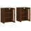 Berkfield Wall Mounted Cabinets 2 pcs Brown Oak Engineered Wood 4