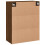 Berkfield Wall Mounted Cabinets 2 pcs Brown Oak Engineered Wood 8