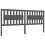 Berkfield Bed Frame without Mattress Grey 200x200 cm Solid Wood 8