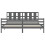 Berkfield Bed Frame without Mattress Grey 200x200 cm Solid Wood 7