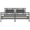 Berkfield Bed Frame without Mattress Grey 200x200 cm Solid Wood 6