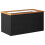 Berkfield Planter Black 80x40x40 cm Poly Rattan 2