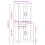 Berkfield Highboard White 69.5x34x180 cm Engineered Wood 11