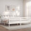 Berkfield Bed Frame without Mattress White 200x200 cm Solid Wood 3