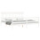 Berkfield Bed Frame without Mattress White 200x200 cm Solid Wood 4