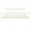 Berkfield Bed Frame without Mattress White 200x200 cm Solid Wood 6