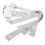 Universal 5 Point Safety Harness Strap for Stroller and  Chair, Adjustable White Replacement 1