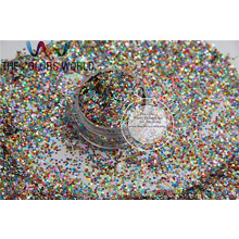 ASL0122 Mix 1mm Holographic Nail Glitter Solvent Resistant Hexagon Laser Sparkle 50g Pack for Nail Art and Crafts