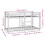 Berkfield Bunk Bed without Mattress 90x200 cm Solid Wood Pine 8
