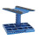 Adjustable Aluminum RC Car  Stand with 360 Rotating Platform and Tool Tray – Blue 1