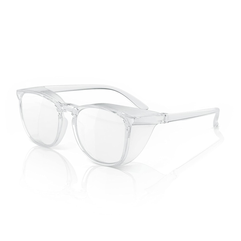 Anti Fog Safety Glasses With Blue Light Blocking, Wraparound Tr90 Protective Eyewear For Work And Driving 9045646585741