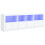 Berkfield Sideboard with LED Lights White 202x37x67 cm 2