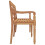 Berkfield Batavia Bench 150 cm Solid Wood Teak 4
