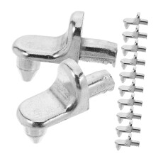 Cabinet Shelf Support Pegs 20 Pcs Glass Shelf Brackets for Cabinets SpaceSaving Easy Install