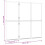 Berkfield 3-Panel Room Divider Black 210x180 cm 7