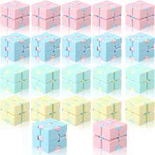 22pcs Multicolored Fidget Cube Set for Adults Stress Relief and Anxiety Reduction