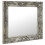 Berkfield Wall Mirror Baroque Style 50x50 cm Silver 2