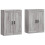 Berkfield Wall Mounted Cabinets 2 pcs Grey Sonoma Engineered Wood 2