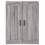 Berkfield Wall Mounted Cabinets 2 pcs Grey Sonoma Engineered Wood 6