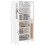 Berkfield Highboard White 69.5x34x180 cm Engineered Wood 3