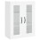 Berkfield Highboard White 69.5x34x180 cm Engineered Wood 5