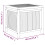 Berkfield Garden Storage Box 60x52x55cm Bamboo 8