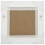 Berkfield Wall Mirror Baroque Style 40x40 cm White 4