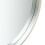 Berkfield Wall Mirror with Strap 40 cm Silver 4