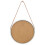 Berkfield Wall Mirror with Strap 40 cm Silver 5