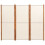 Berkfield 3-Panel Room Divider Cream White 210x180 cm 4