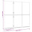 Berkfield 3-Panel Room Divider Cream White 210x180 cm 7