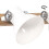 Berkfield Industrial Wall Lamp White 90x25 cm E27 4