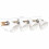 Berkfield Industrial Wall Lamp White 90x25 cm E27 9