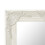 Berkfield Wall Mirror Baroque Style 50x40 cm White 4