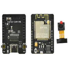 ESP32 Cam WiFi Entwicklungsmodul-Board: mit OV2640 Kamera, CH340 Programmiergerät, BT Typ-C für IoT- und KI-Projekte
