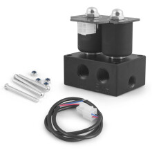 Universal 12V Solenoid Valve Air Ride Suspension Manifold Valve Pneumatic Absorber Solenoid Valve Set (0-200psi)