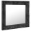 Berkfield Wall Mirror Baroque Style 50x50 cm Black 2