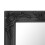 Berkfield Wall Mirror Baroque Style 50x50 cm Black 4