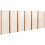 Berkfield 6-Panel Room Divider Cream White 420x180 cm 2