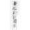 Berkfield Highboard White 34.5x34x180 cm Engineered Wood 3