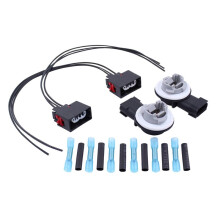Front Turn Signal Light Lamp Connector Socket Wiring Harness Kit for JK 2007-2017 68030098AA 68065016AB