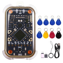 Chameleon V3.0 RFID Chip Emulator Reader 125K 13.56M ID IC NFC-Karten-Duplikator, Tag-Kopierer + 4x UID/CUID-Schlüsselanhänger