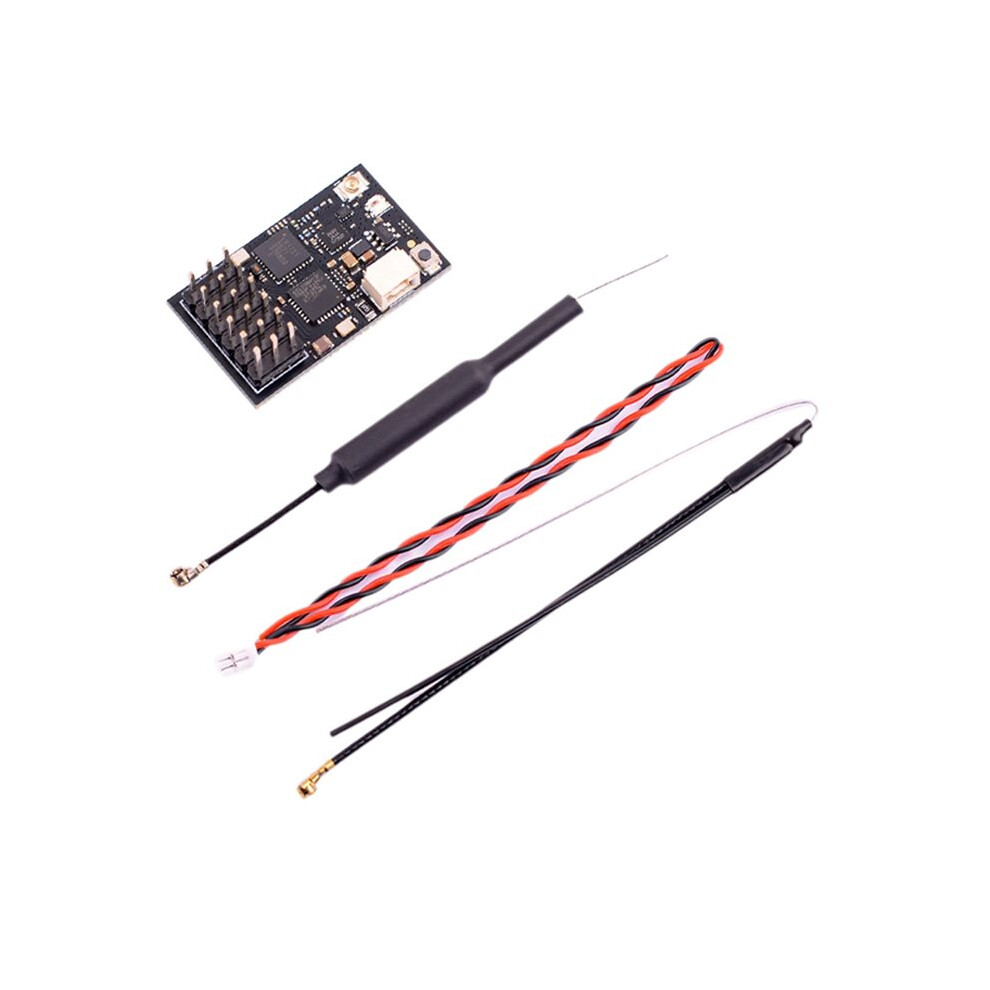 Xr6p Elrs Dual Band Receiver 2.4G/915Mhz 6Ch Pwm Crsf Expresslrs Receiver With Antenna For Rc Fpv Drones Parts 6032713197801