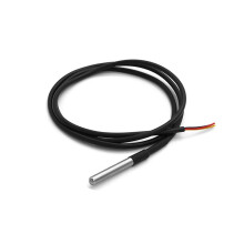 DS18B20 Digital Temperature Sensor Waterproof 100CM Digital Sensor Cable Stainless Steel Probe for Projects