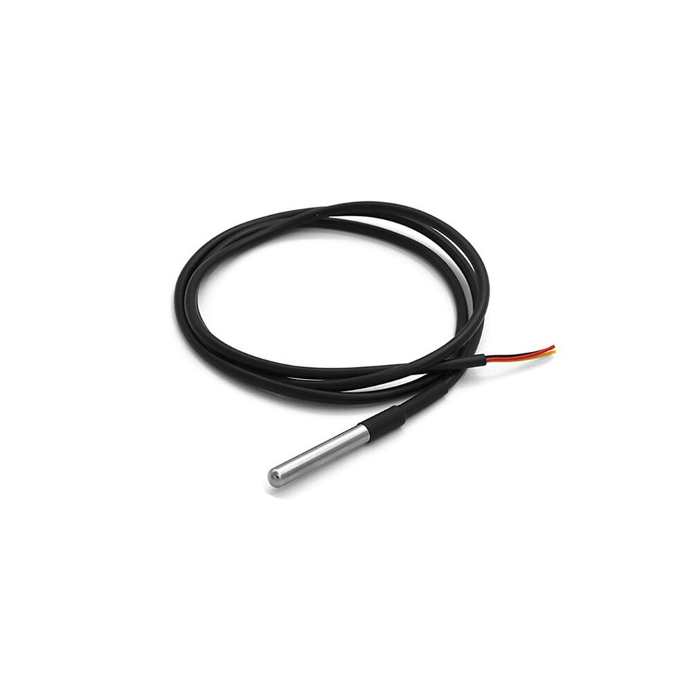 Ds18b20 Digital Temperature Sensor Waterproof 100Cm Digital Sensor Cable Stainless Steel Probe For Projects 4711791539490