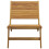 Berkfield Garden Chair Solid Wood Teak 3