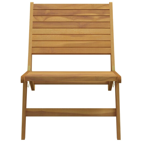 Berkfield Garden Chair Solid Wood Teak 2