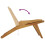 Berkfield Garden Chair Solid Wood Teak 6